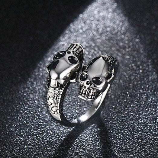 Silver Skull Ring