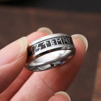 Black Viking Rune Ring