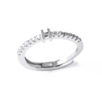 Adjustable women's ring with initial - letter