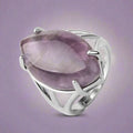 Amethyst Silver Ring for Women