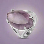 Amethyst Silver Ring for Women