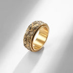 Spinner Stress Relief Ring Eye Gold