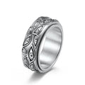 Spinner Stress Relief Ring Eye Silver