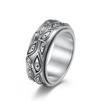 Spinner Stress Relief Ring Eye Silver