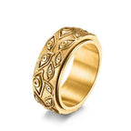 Spinner Stress Relief Ring Eye Gold