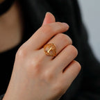 Tree of Life Ring for Women Gold