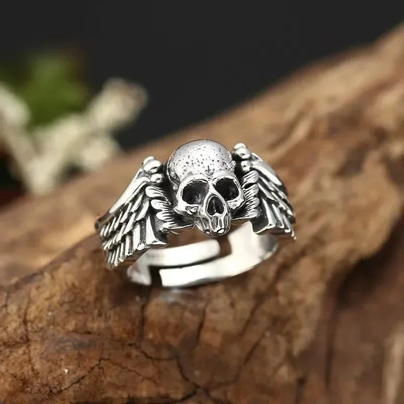 Ring with Skull Head