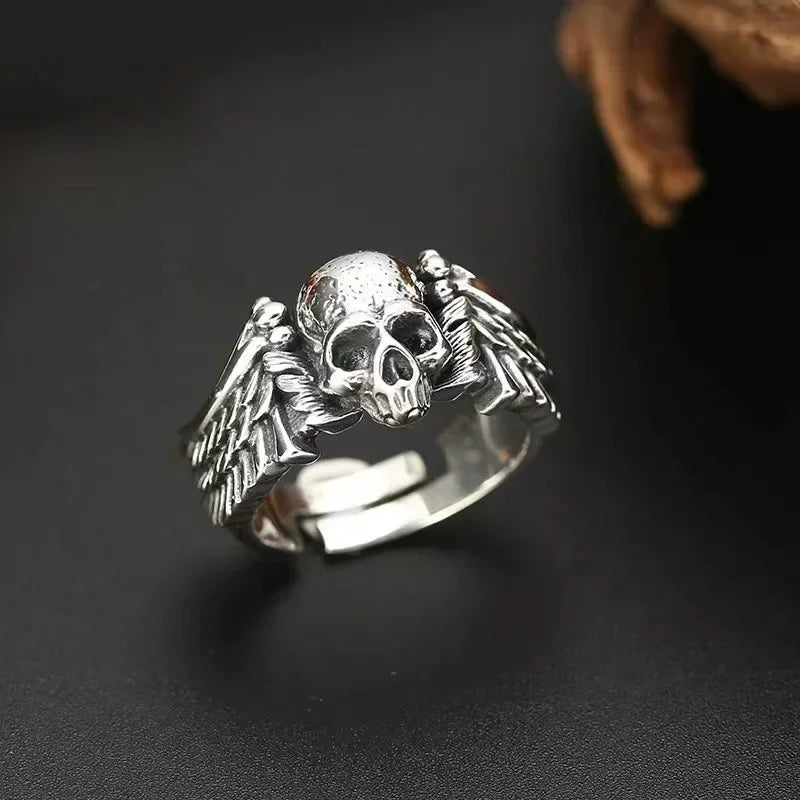 Ring with Skull Head
