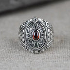 Ethnic-Style Open Ring Band