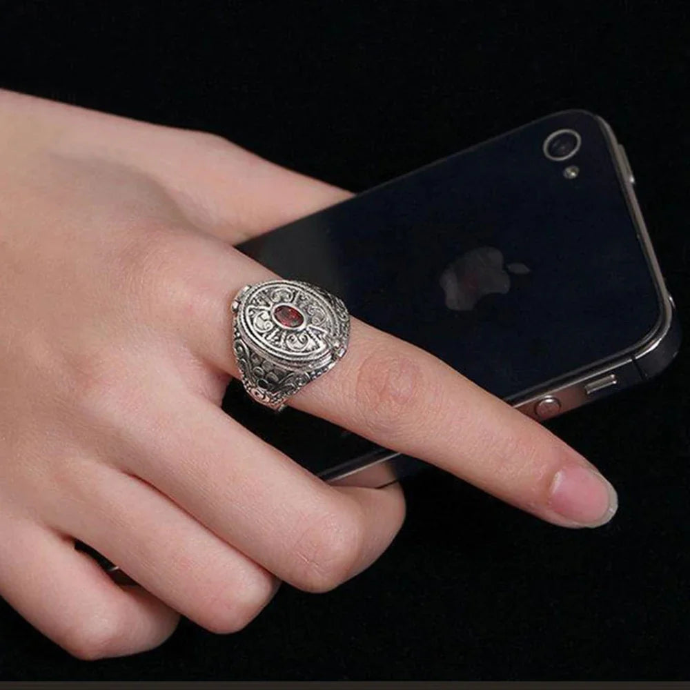 Ethnic-Style Open Ring Band