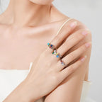 Colored Zircon Ring Birthstone