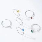 Colored Zircon Ring Birthstone