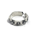 Carved Star Band Ring