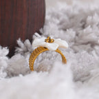 White Flower Ring