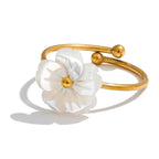 Daisy Flower Band Ring