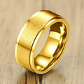 Men's Anti-Stress Spinner Ring Gold