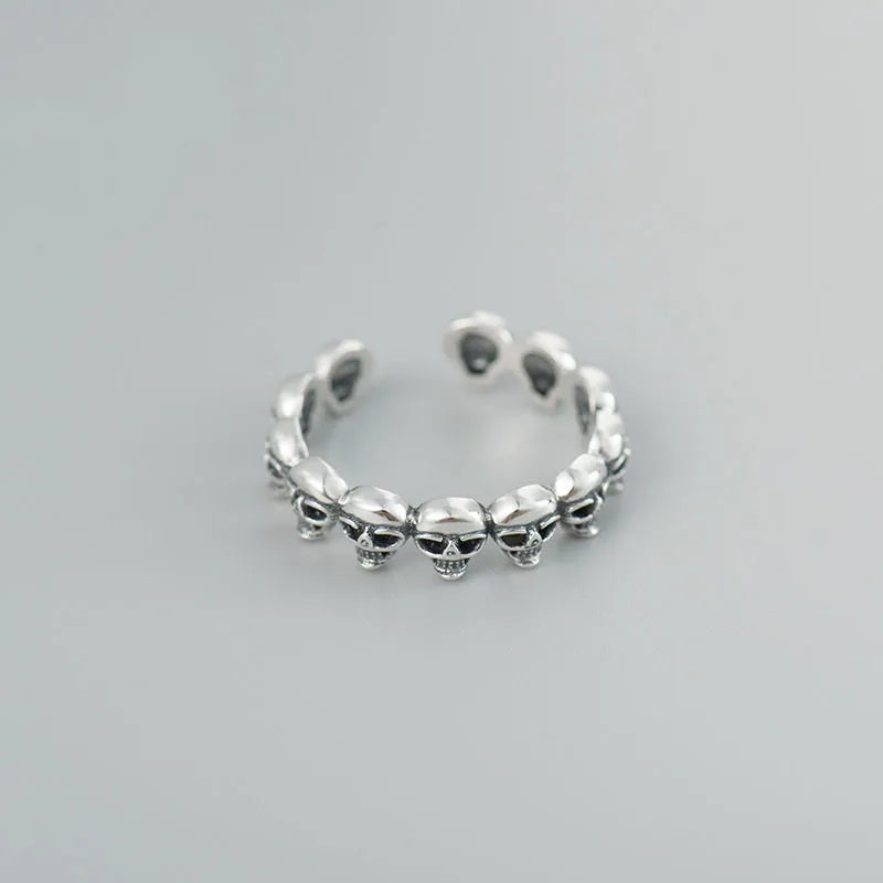 Skull Band Ring