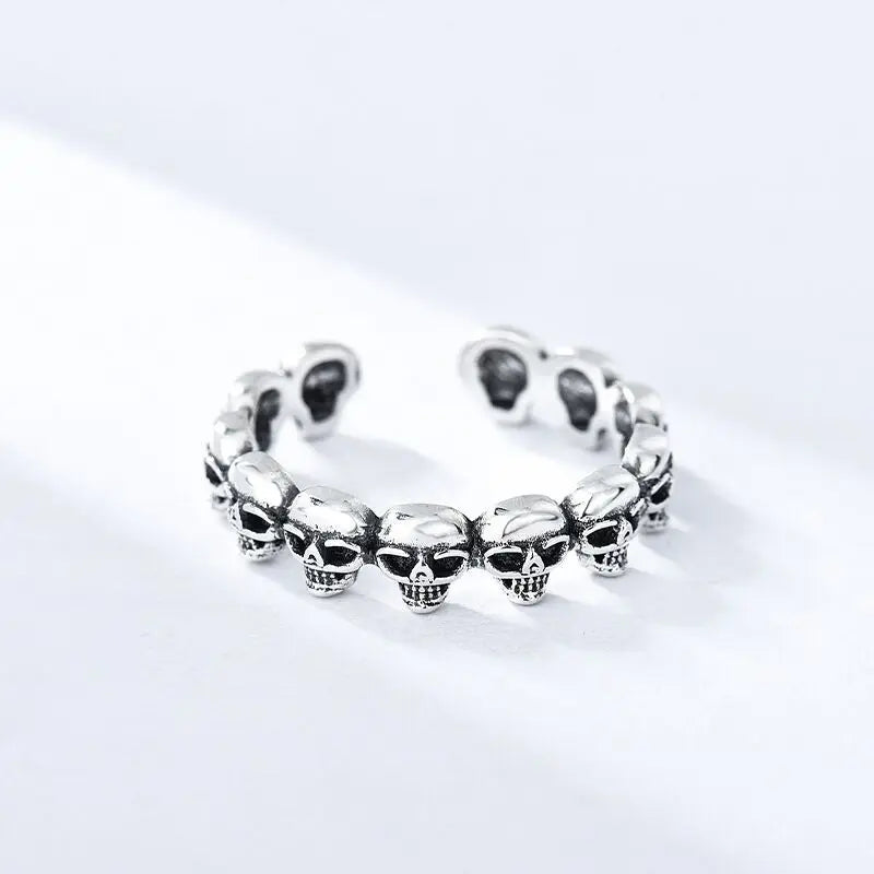 Skull Band Ring