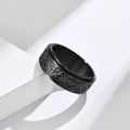 Viking Anti-Stress Ring for Men and Women, black