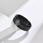 Viking Anti-Stress Ring for Men and Women, black