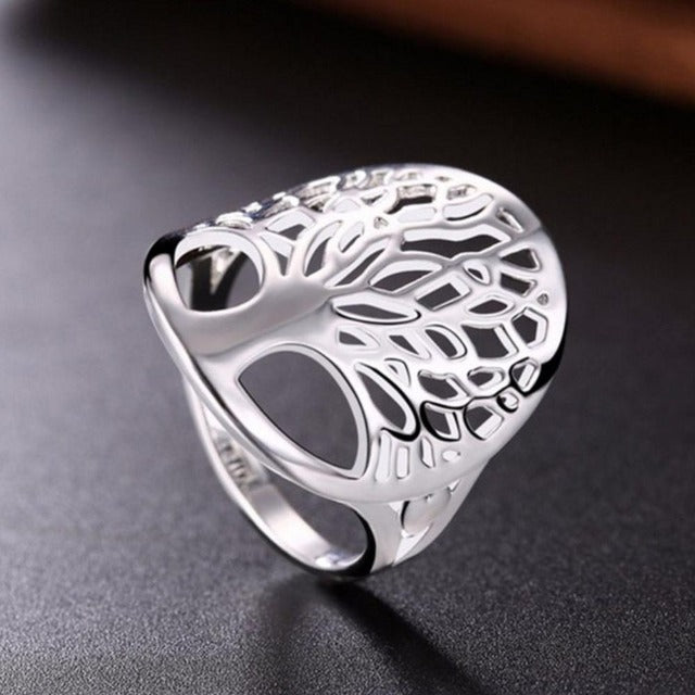 Tree of Life Silver Ring