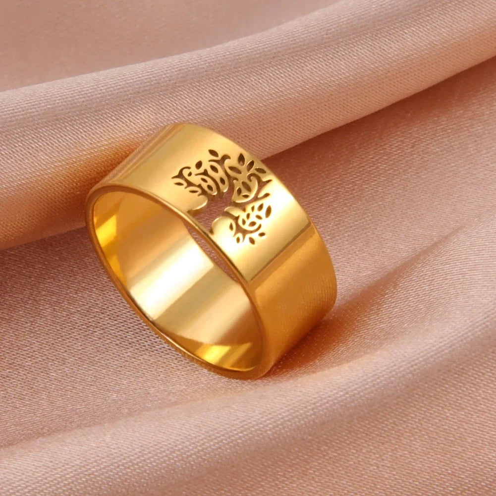 Eternity Tree of Life Ring gold