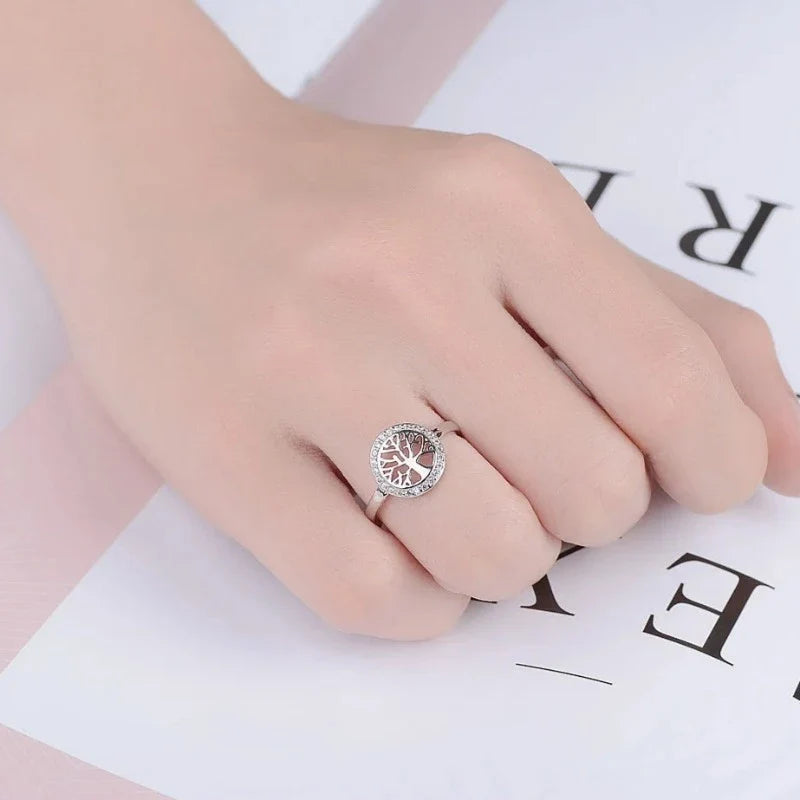 Life Tree Ring Women's Silver Ring