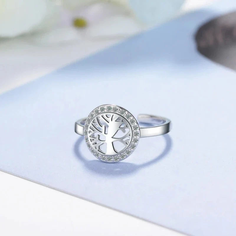 Life Tree Ring Women's Silver Ring
