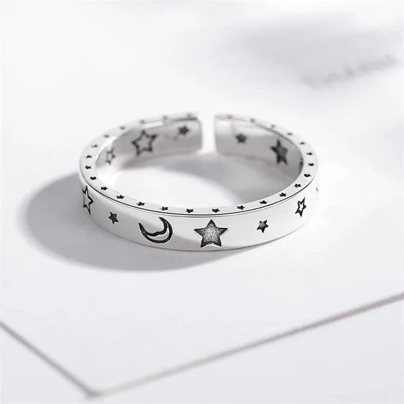 Ring with Astrology Stars
