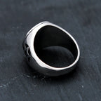 Ring with engraved Star of David symbols, Jewish symbol