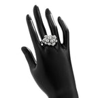 Ring with Silver or Gold Beads silver