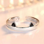 Cat Hug Ring with Black Ears