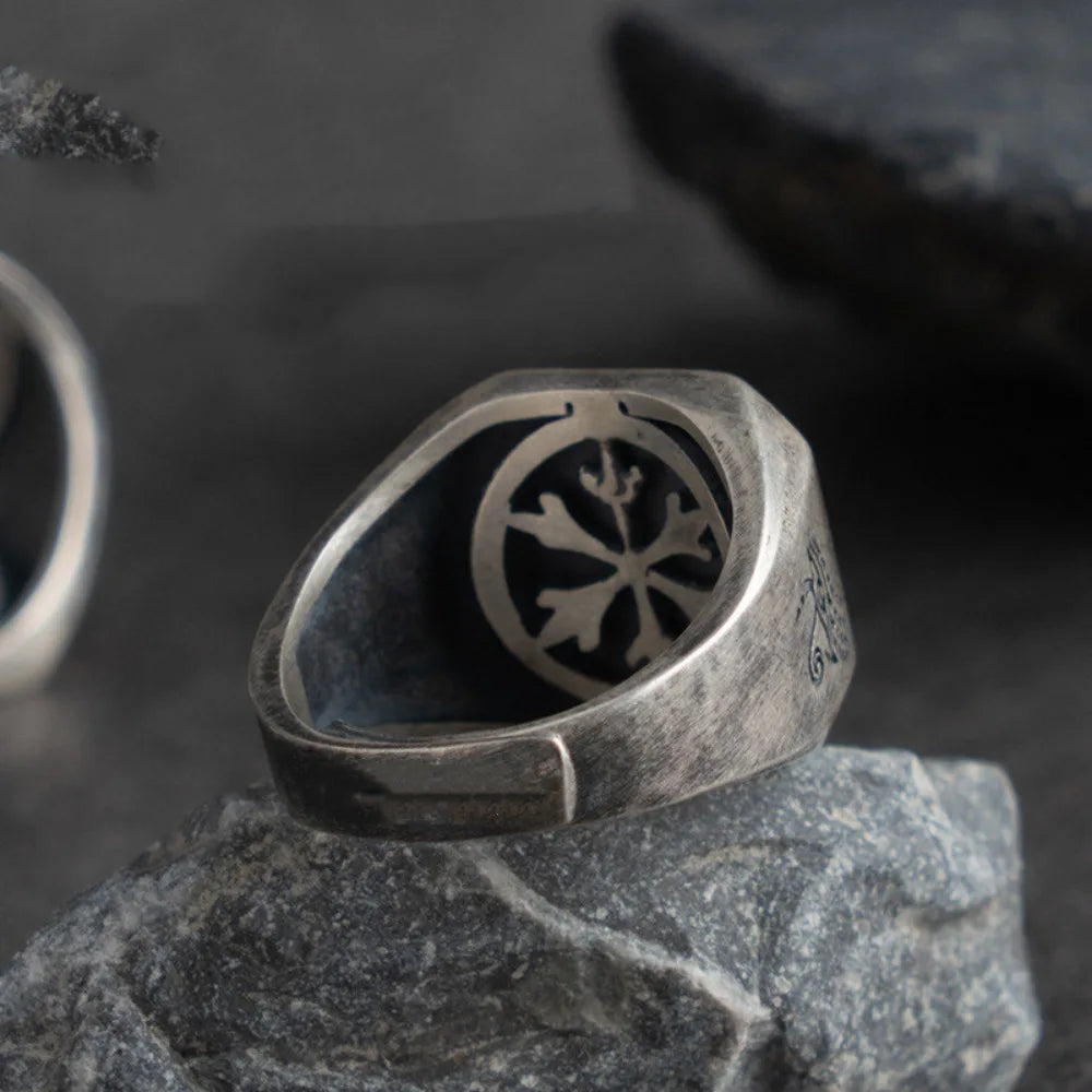 Square Ring in Egyptian-Style