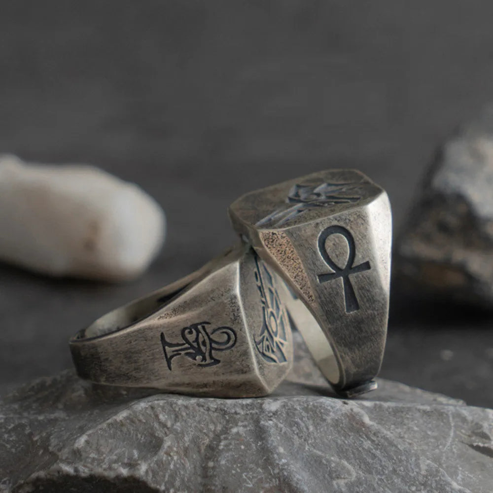 Square Ring in Egyptian-Style