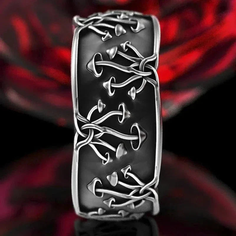 Ring with Mushrooms for Men