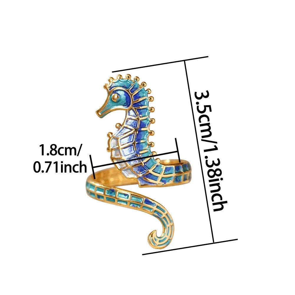 Seahorse ring