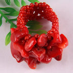 Red coral ring