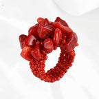 Red coral ring