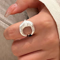 Women’s Crescent Moon Ring