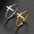 Interlaced Ring Cross Ring