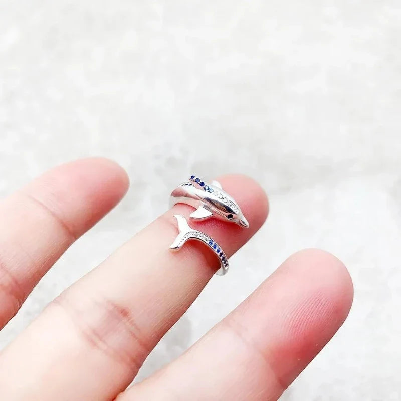 Sapphire Dolphin Ring - Exception®
