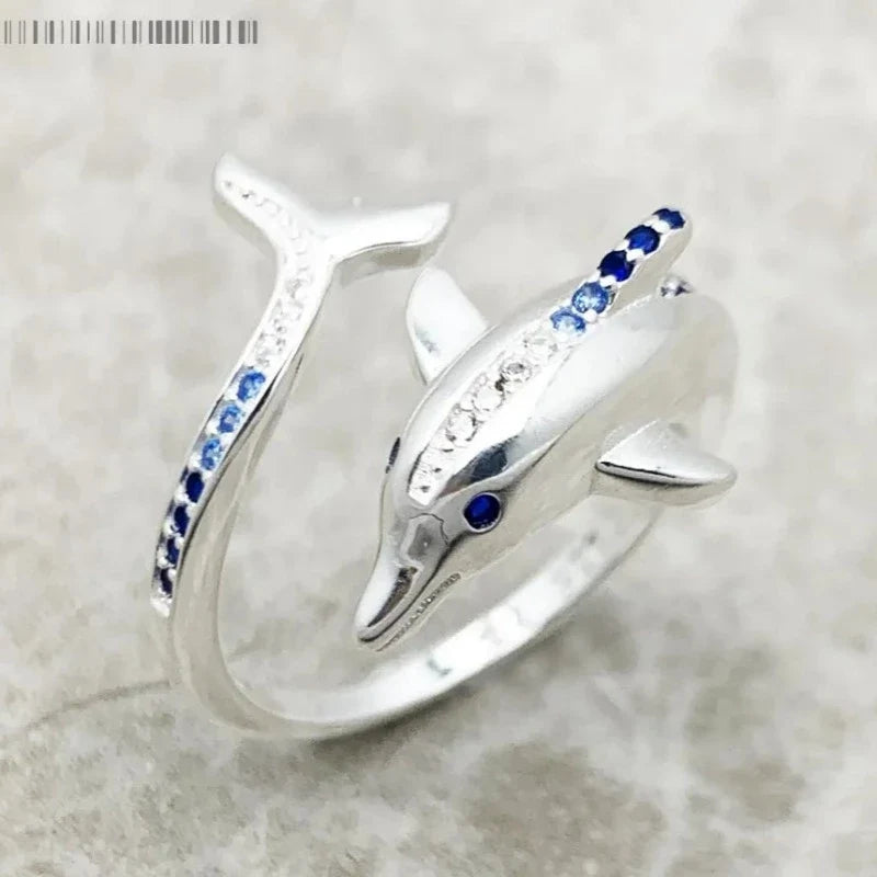 Sapphire Dolphin Ring - Exception®