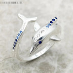 Sapphire Dolphin Ring - Exception®