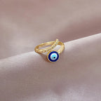 Blue Eye and Zircon Protection Ring