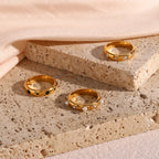 Style Ring with Pearls and Zircon 3