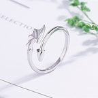 Dragon Ring in Silver for Men and Women silver
