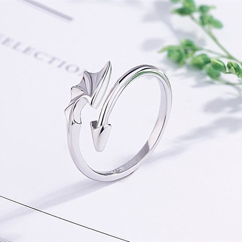 Dragon Ring in Silver for Men and Women silver