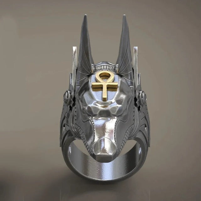 Ancient Egypt Anubis Ring