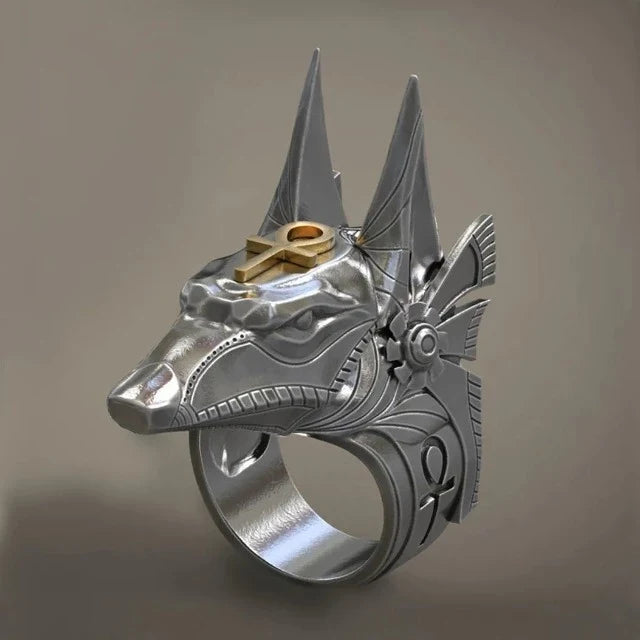 Ancient Egypt Anubis Ring