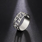 Egyptian Women’s Horus Eye Ring Silver Band
